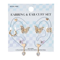 Earring & Ear Cuff Set 6-Pack