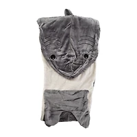 Shark Wearable Character Blanket 53.5in x 76in - XL Adult
