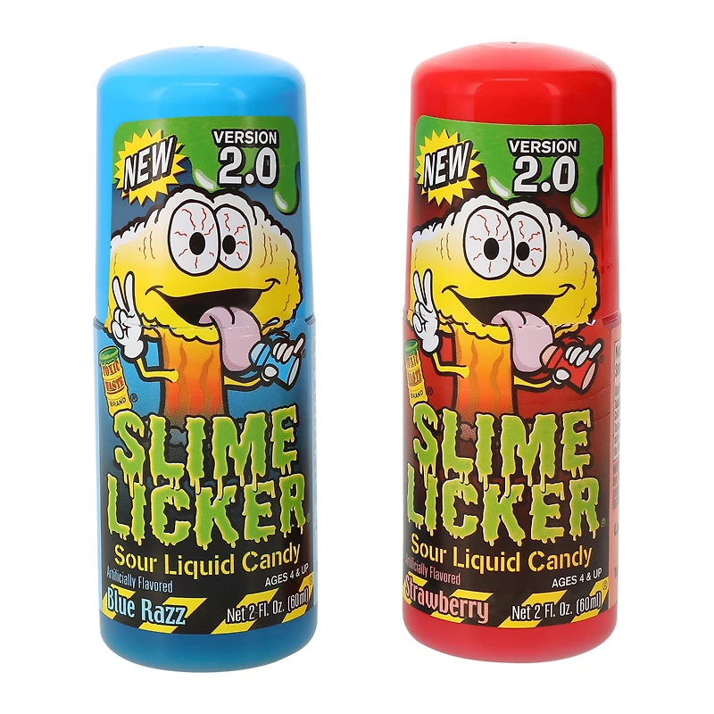 Toxic Waste® Slime Licker 2.0 Sour Liquid Candy (Flavors May Vary)