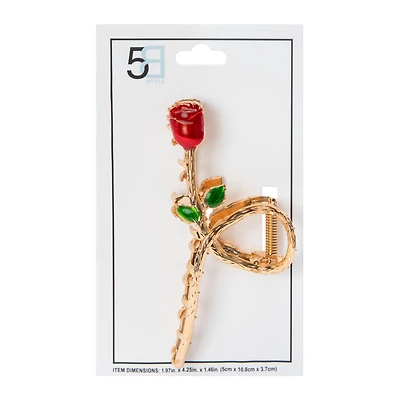 Rose Loop Claw Clip