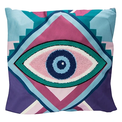 Eyeball Icon Throw Pillow 16in x 16in