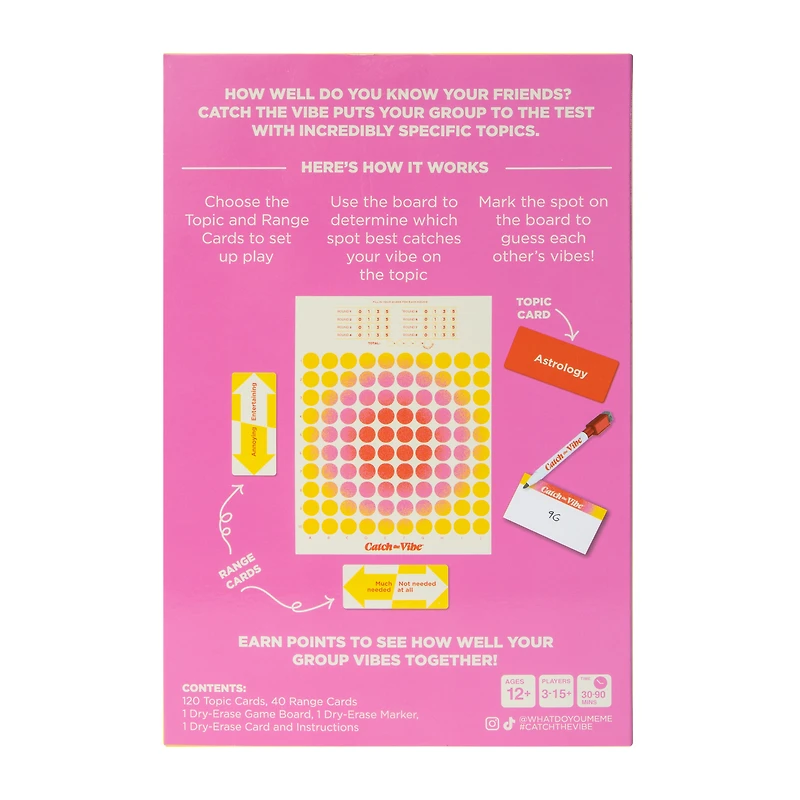 Catch The Vibe Board Game