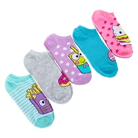 Ladies Hello Kitty® No-Show Socks 5-Pack