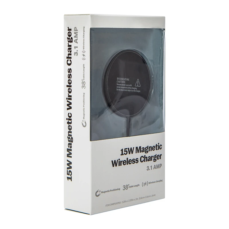 15W Magnetic Wireless Charger 38in
