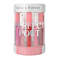 Smoke & Mirrors Perfect Pout 6-Piece Lip Kit