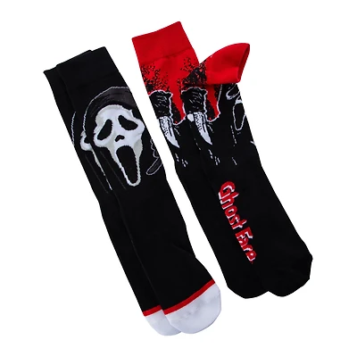 Mens Ghost Face® Crew Socks 2-Pack