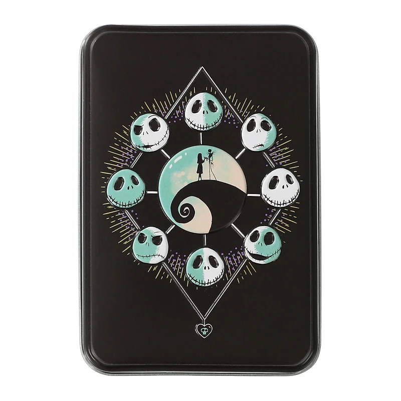 Disney Tim Burton's The Nightmare Before Christmas Playing Cards With Tin