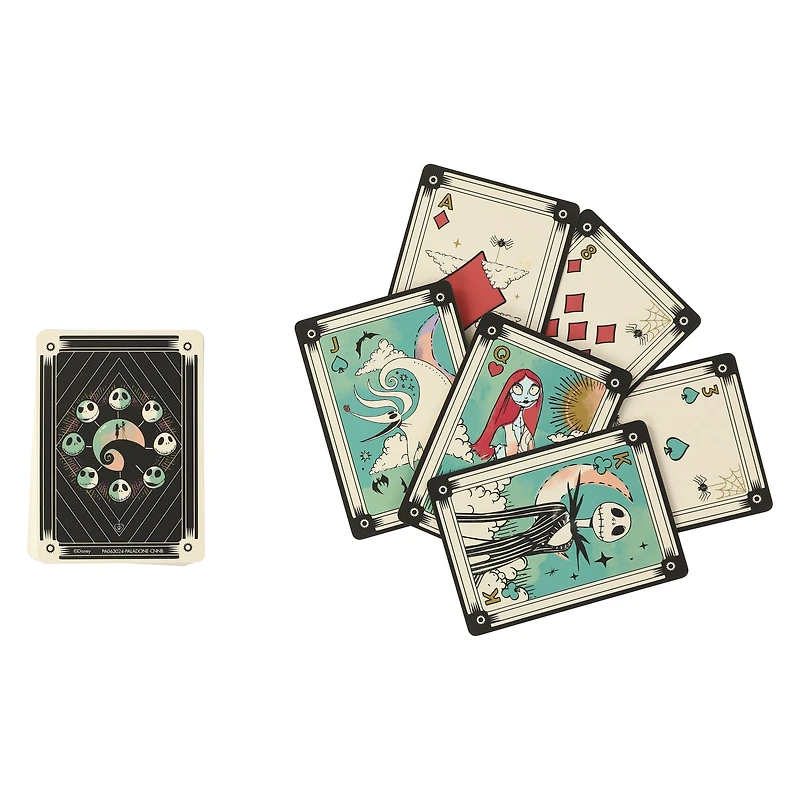Disney Tim Burton's The Nightmare Before Christmas Playing Cards With Tin