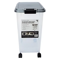 Sharper Image® 40lb Rolling Pet Food Storage Container