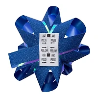Glitter Christmas Gift Bows 3-Count