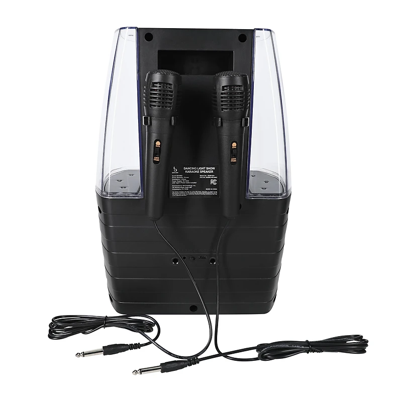 Bass Jaxx™ Dancing Light Show Karaoke Bluetooth® Speaker