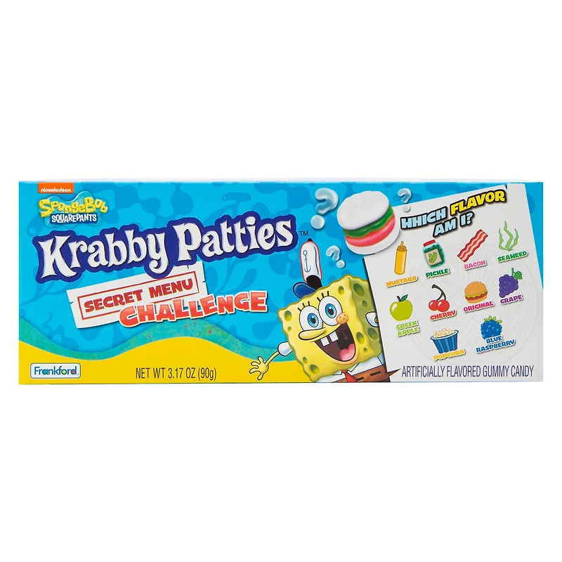 SpongeBob SquarePants™ Krabby Patties Secret Menu Challenge Gummy Candy 3.17oz