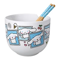Cinnamoroll™ Ceramic Bowl With Chopsticks 18oz