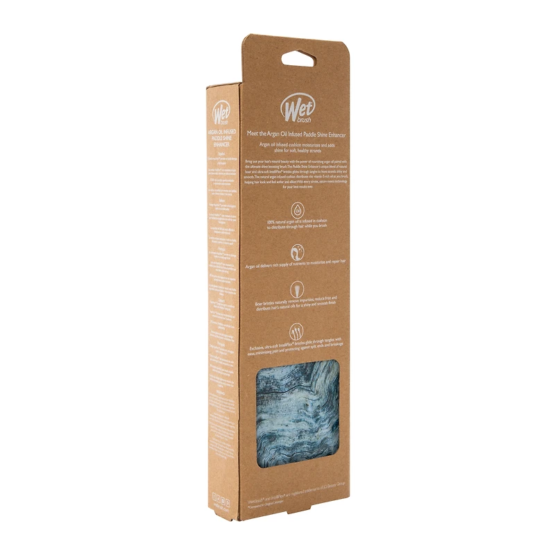 Wet Brush® Argan Oil Infused Paddle Shine enhancer