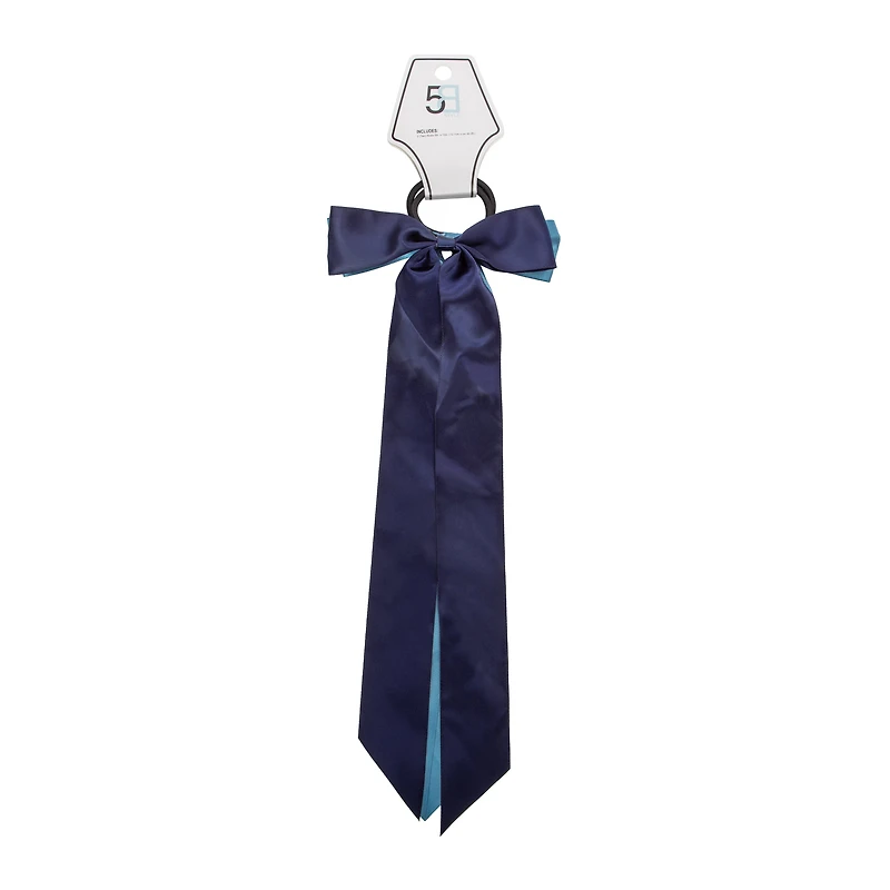 Long Bows On Hair Ties 2-Count