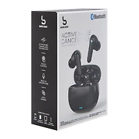 Active Noise Cancelling True Wireless Earbuds With Mic