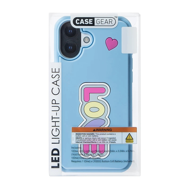 iPhone 16 Plus® LED Light-Up Case