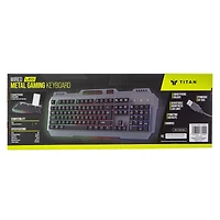 Titan Wired LED Metal Gaming Keyboard