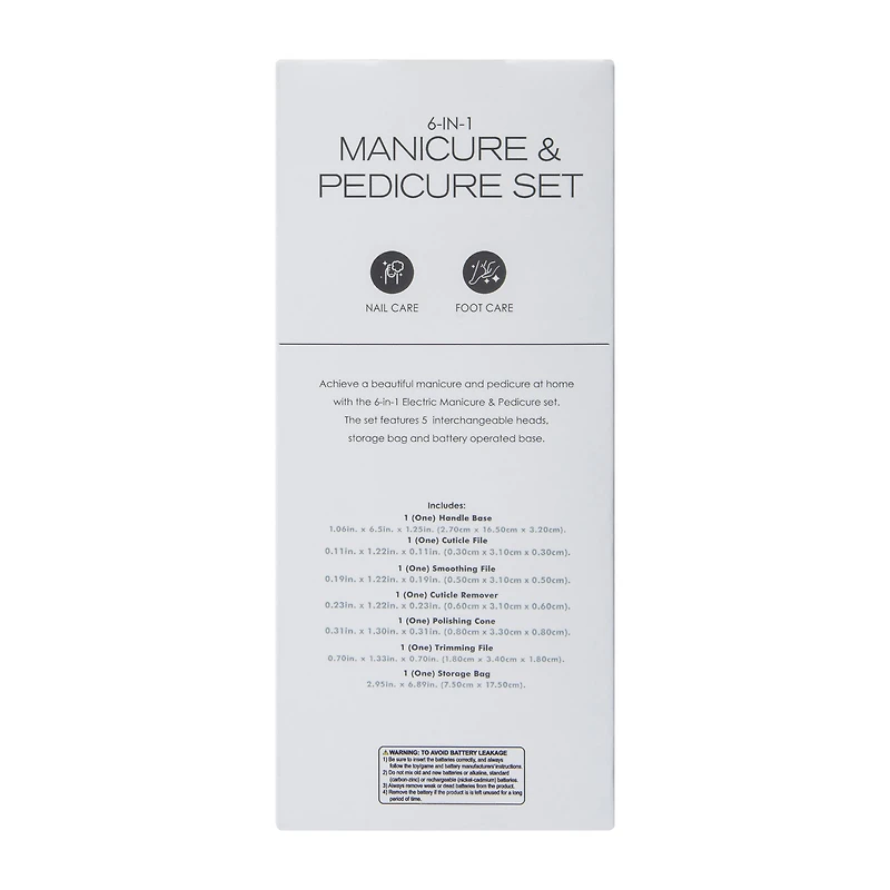 Urban Butterfly 5-In-1 Electric Manicure & Pedicure Set