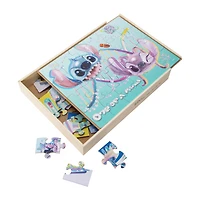 Disney Stitch Wood Puzzles 5-Count