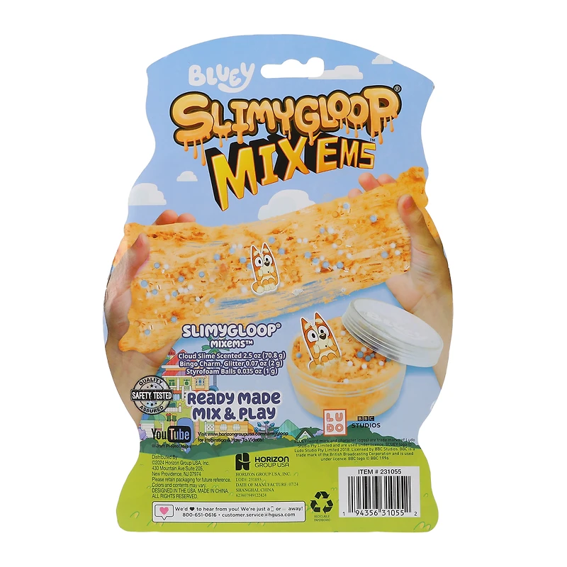 Bluey™ Slimygloop® Mix 'Ems Scented Slime Set