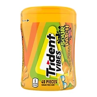 Trident Vibes® x Sour Patch Kids® Sugar-Free Gum 40 Count - Tropical Peach Mango