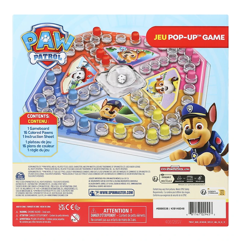 Nickelodeon Paw Patrol Pop-Up™ Game