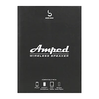 Amped Wireless Speaker With Maximum Bass 9.8in x 5.4in