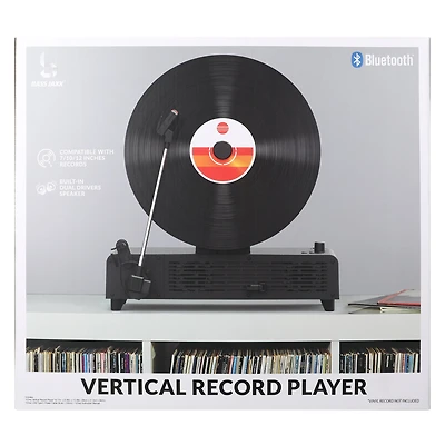 Bass Jaxx Bluetooth® Vertical Record Player