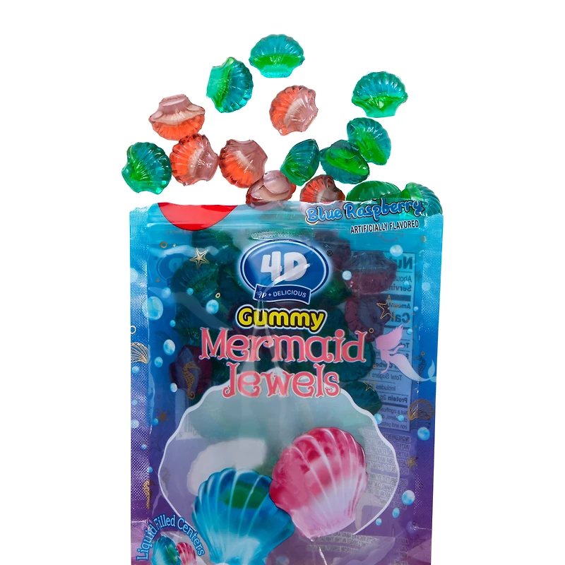 Amos® 4D Gummy Mermaid Jewels 6oz