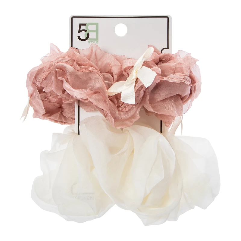 Hair Scrunchies Rubber Band 2-Pack