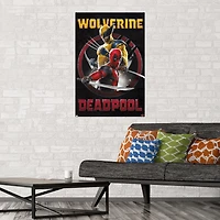 Marvel Wolverine & Deadpool Wall Art Poster 22.3in x 34in