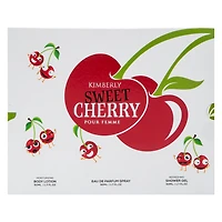 Womens Kimberly Sweet Cherry Pour Femme Fragrance Gift Set 3-Piece