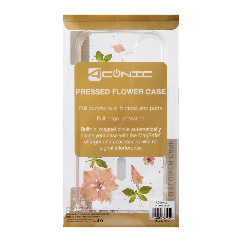 iPhone 16® Pressed Flower MagSafe® Compatible Phone Case