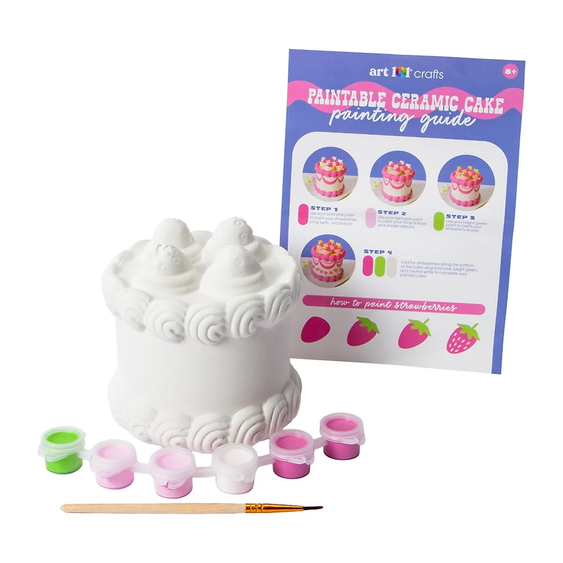 Art 101® Crafts Paintable Ceramic Dessert Set