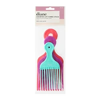 Diane® Assorted Lift Combs 3-Count