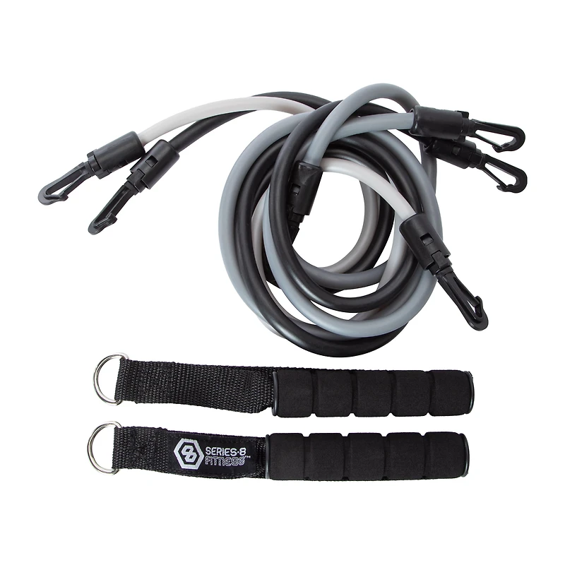 Series-8 Fitness™ Resistance Tube Kit 3-Piece