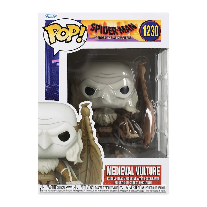 Funko Pop! Spider-Man Across The Spiderverse Medieval Vulture Bobble-Head