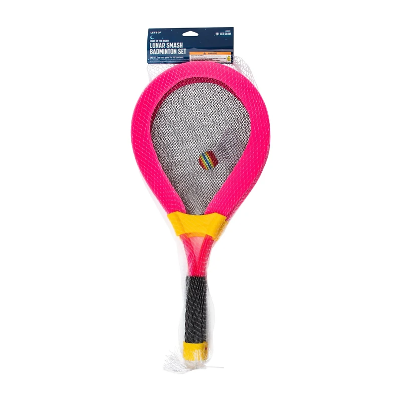Light Up The Night! Lunar Smash Badminton Set