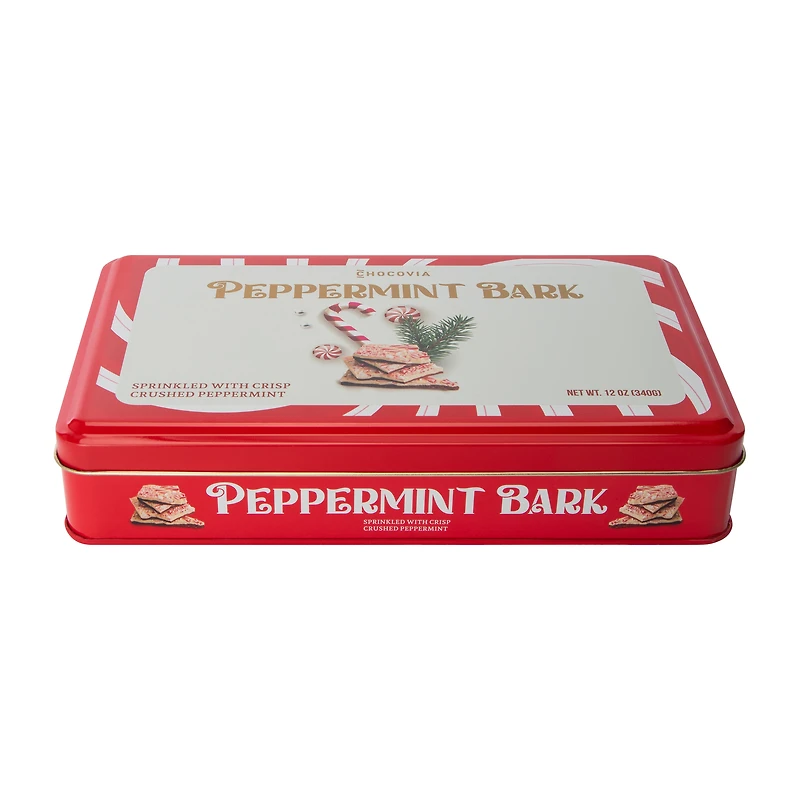 Chocovia Peppermint Bark Tin 12oz