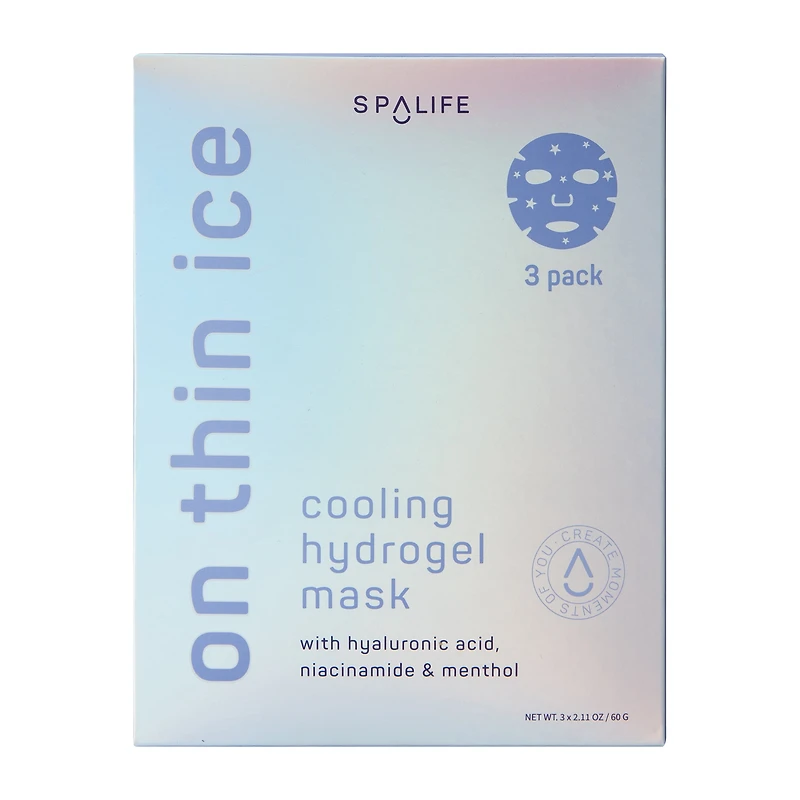 On Thin Ice Cooling Hydrogel Mask 3-Pack