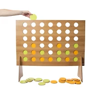 Giant Wooden Four In A Row Game 30in