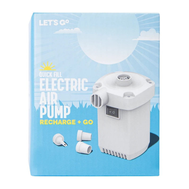 Quick Fill Electric Air Pump