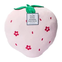 Strawberry Plush Pillow 14in x 14in