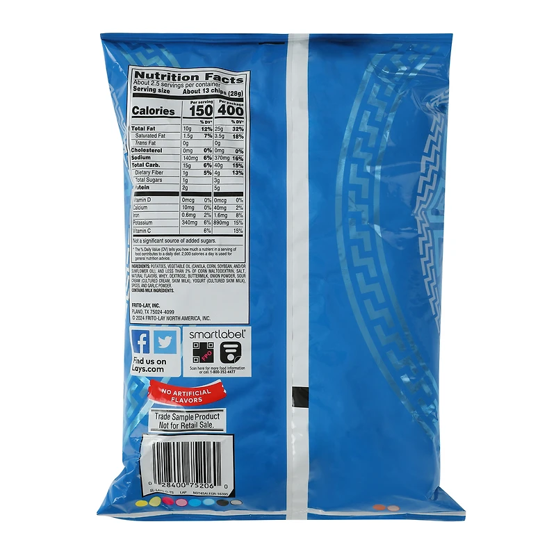 Lay's Wavy Tzatziki Crips 5/8 Oz