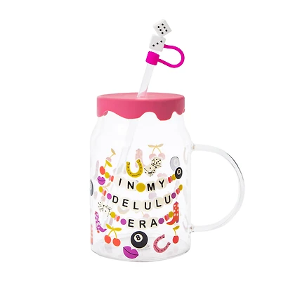 Printed Glass Sipper 27oz