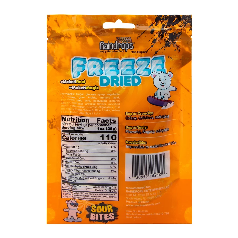 Raindrops® Freeze Dried Sour Bites 3oz