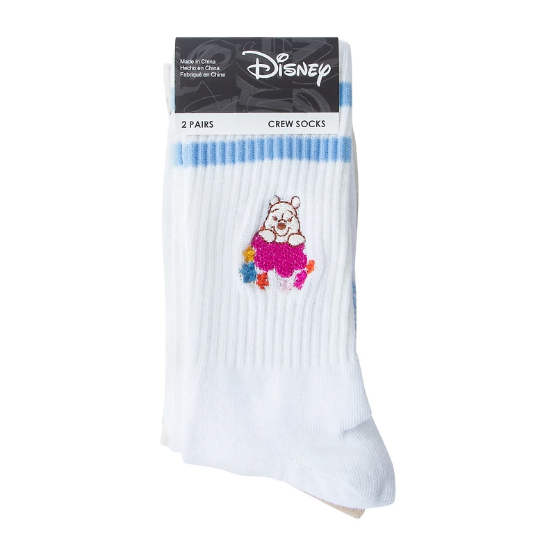 Juniors Disney Crew Socks 2-Pairs