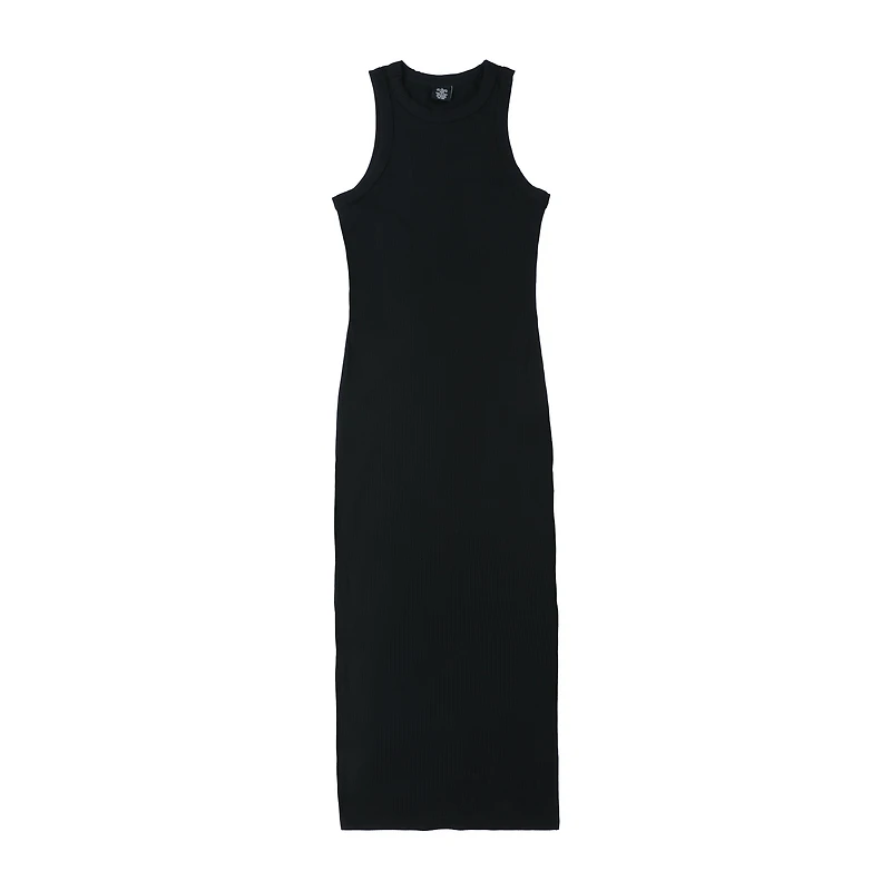 Juniors Sleeveless Ribbed Midi Dress