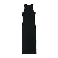 Juniors Sleeveless Ribbed Midi Dress